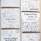 Colouring In Greeting Cards (6 pack)