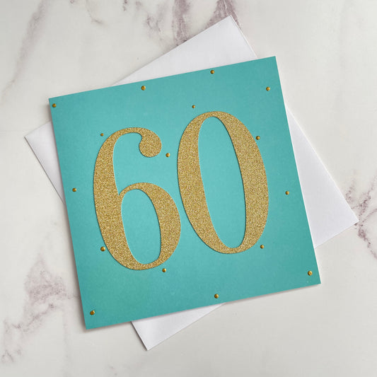 60th Birthday Card