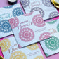 Mandala Diwali cards (5pk)