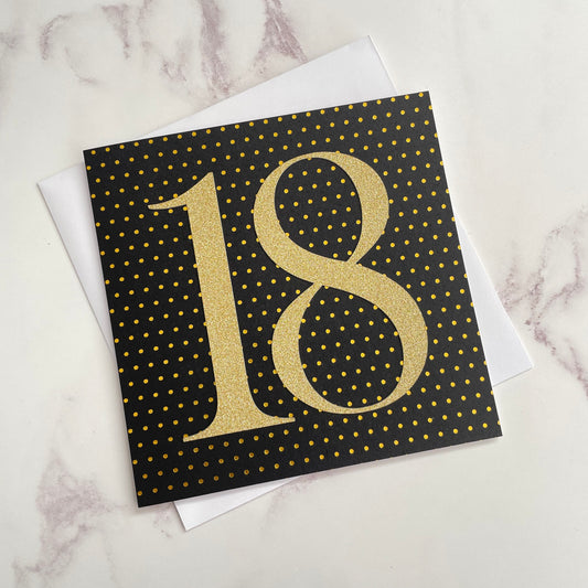 Gold & Black Milestone Card