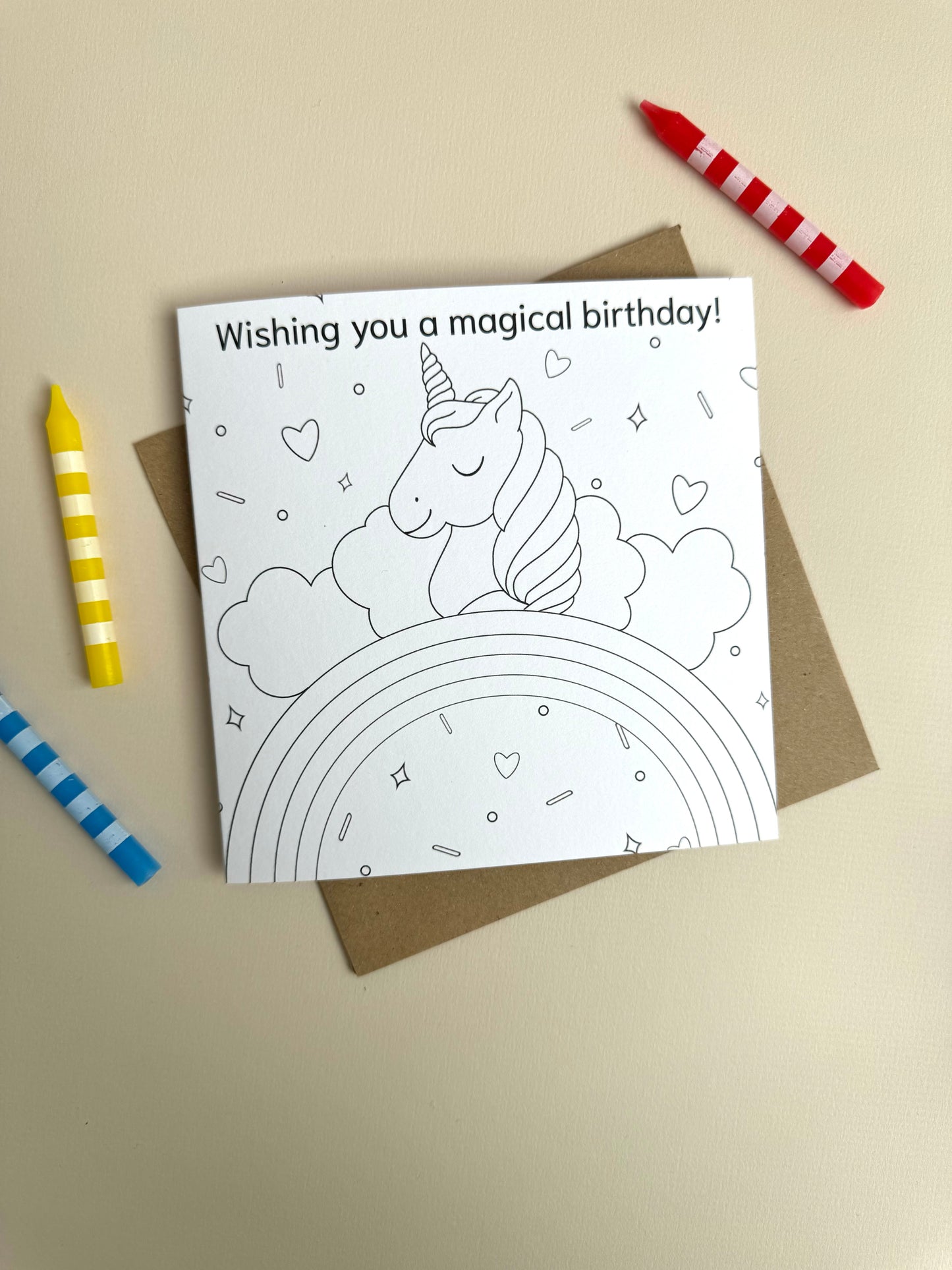 Colouring In Greeting Cards (6 pack)