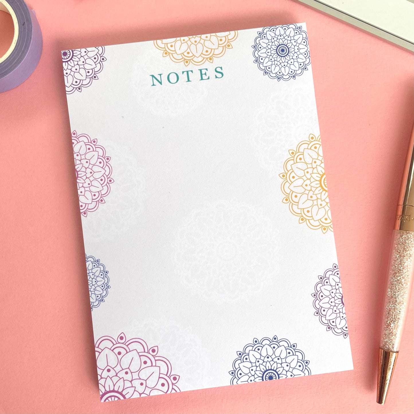 Mandala Notes - A6 Notepad