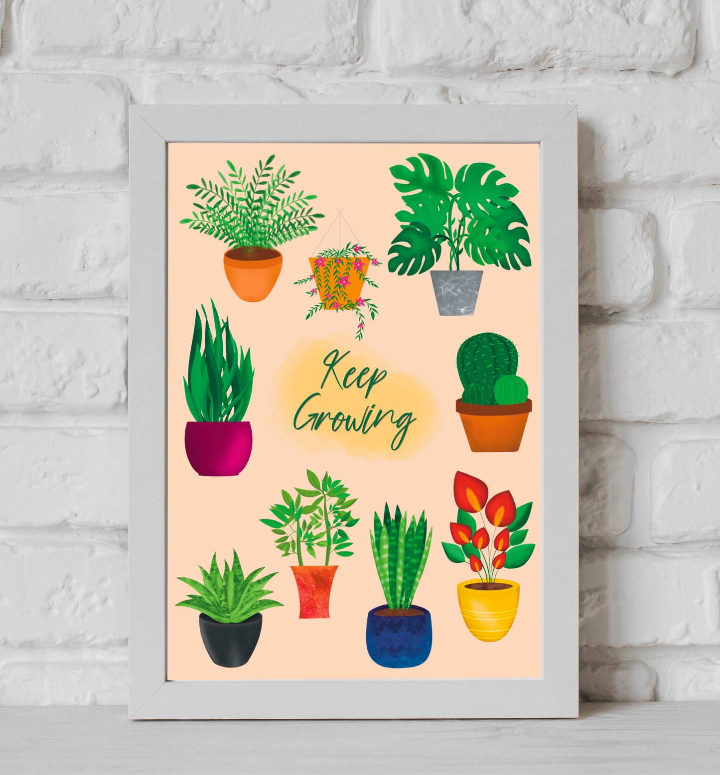 Keep Growing Wall Print