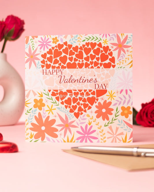 Valentine Floral Card