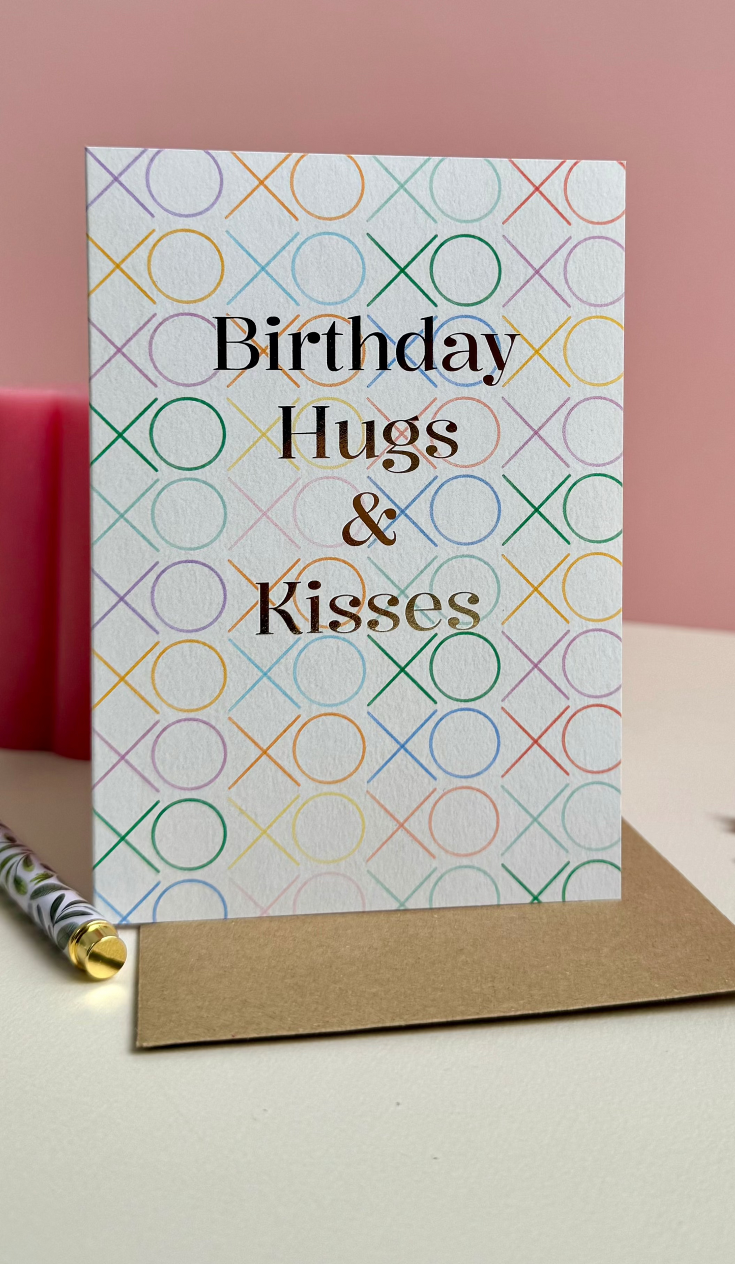 Birthday Hugs & Kisses Card